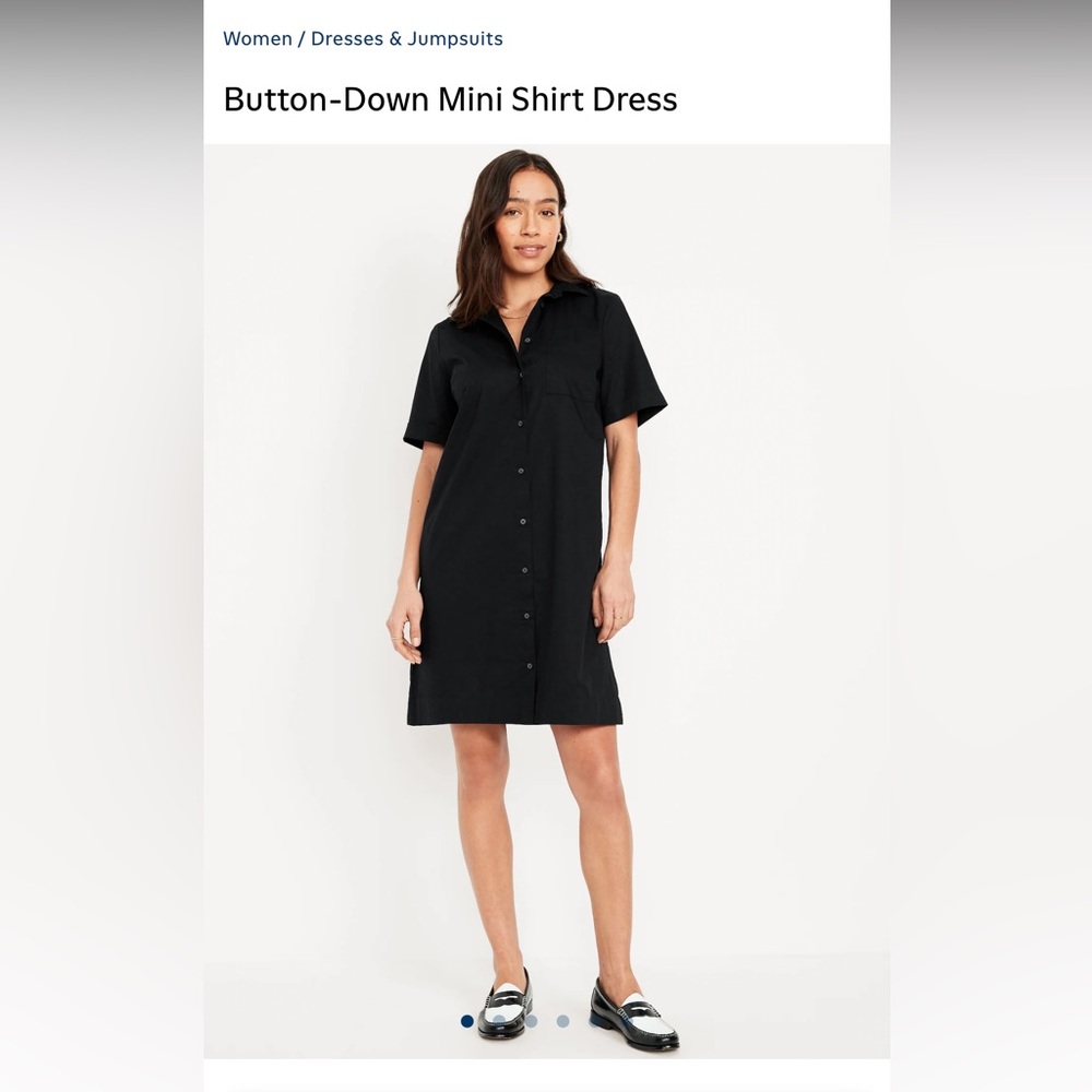 Old Navy Women’s Button Down Shirt Dress.